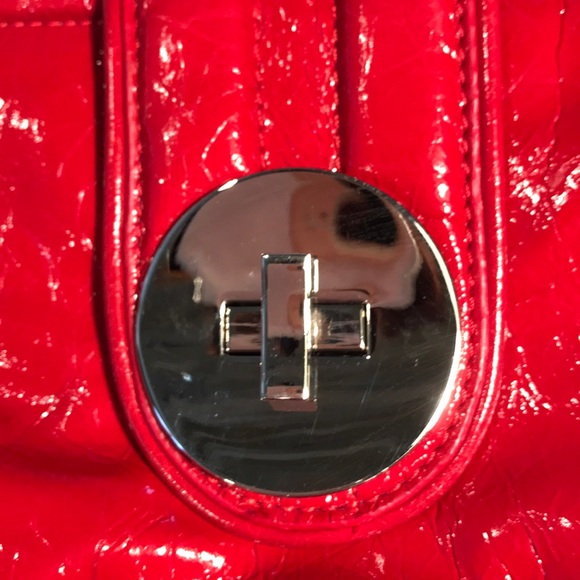 Steve Madden Red Vegan Leather Crossbody Clutch 90’s - Picture 4 of 6